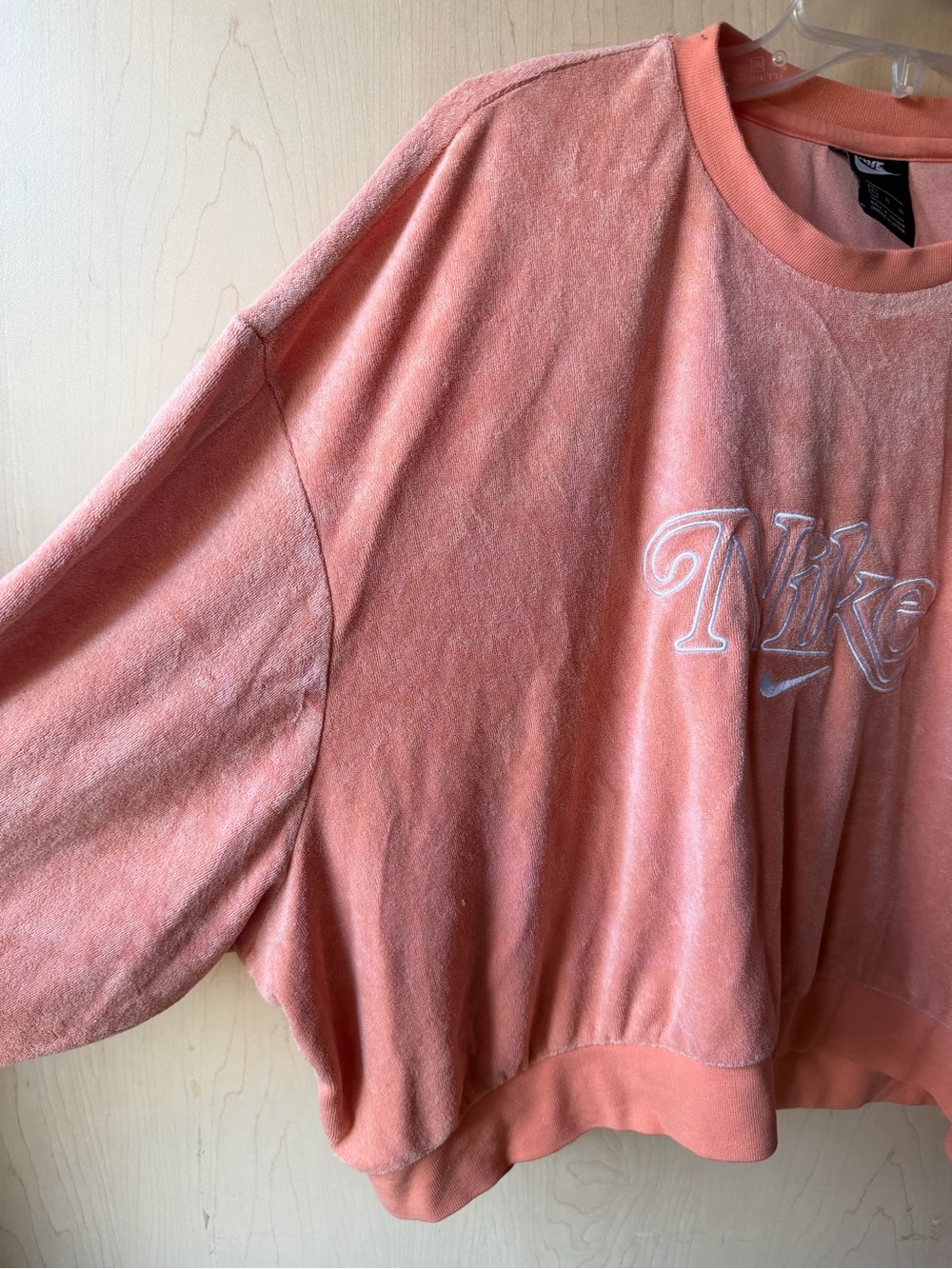 Nike Women’s Peach Terry Crewneck Sweatshirt